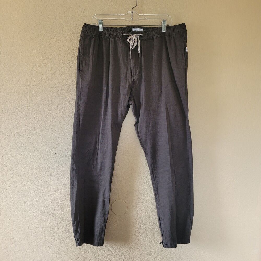 ONIA Mens All Terrain RipStop Cotton Blend Drawstring Jogger Pants Size Large